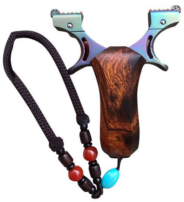 JINGHENG 티타늄 그립 프로 슬링샷 전문가용 새총 04클래식티타늄 1개, 03클래식티타늄