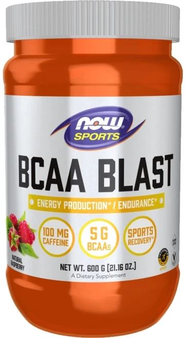 나우푸드 스포츠 고흡수 BCAA 블라스트 파우더 분말 라즈베리맛, 600g, 1개 - 쿠팡