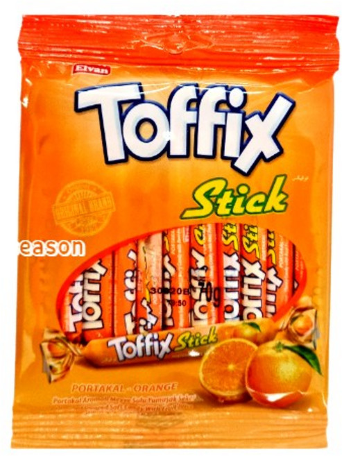 엘반 토픽스 스틱 츄잉캔디 오렌지맛, 2개, 70g