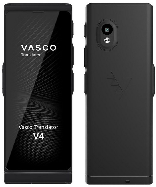 Vasco Translator V4 음성 번역기 108개 언어 약 200개국 및 지역에 대응, 블랙