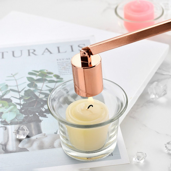 HOOT 양초끄기 촛불끄는 캔들 스너퍼 앤티크 로즈골드, 없음, 1개