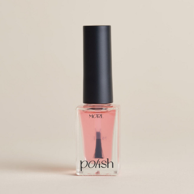 모어폴리쉬 베이스코트, 1개, 8ml, 투명