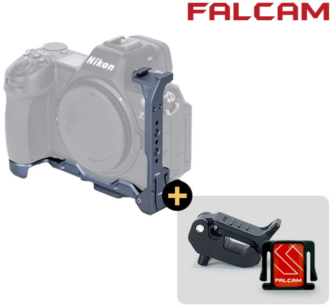 팔캠 FC4702 니콘 Z6III 전용 퀵릴리즈 카메라 L브라켓 케이지 F22 F38 F50, 1개