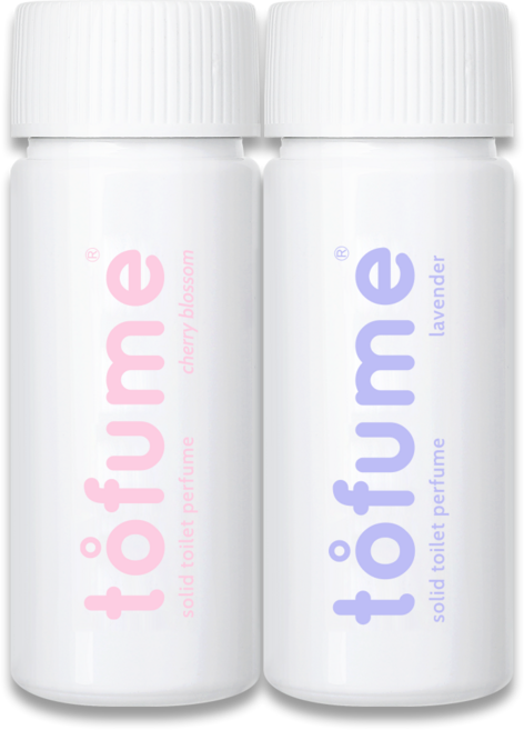 토퓸 토일렛 퍼퓸 화장실 방향제, 24g, 2개, 체리블라썸(30정), 라벤더(30정)