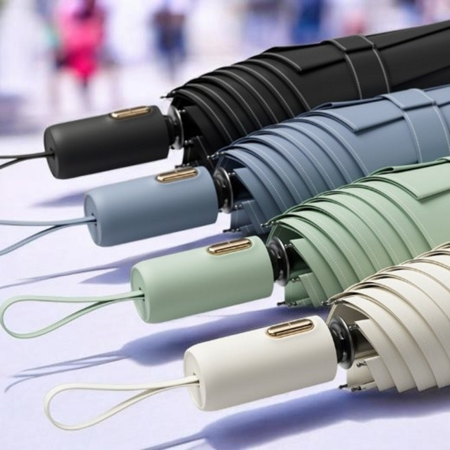 준성 골드버튼 3단 자동 암막 우양산 자외선 차단 UV 차단