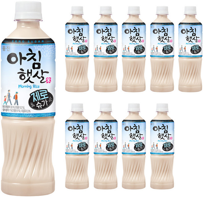 아침햇살 제로슈가, 500ml, 10개