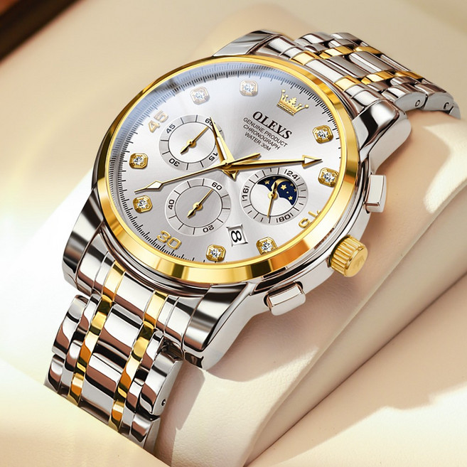 Cogot 남성시계 고급 브랜드 시계 비즈니스 방수 워치 야광 남성 시계 4컬러