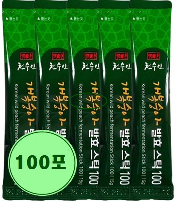 (실속형) 천수인 개복숭아 발효 농축액 액상스틱, 1세트, 1.5kg