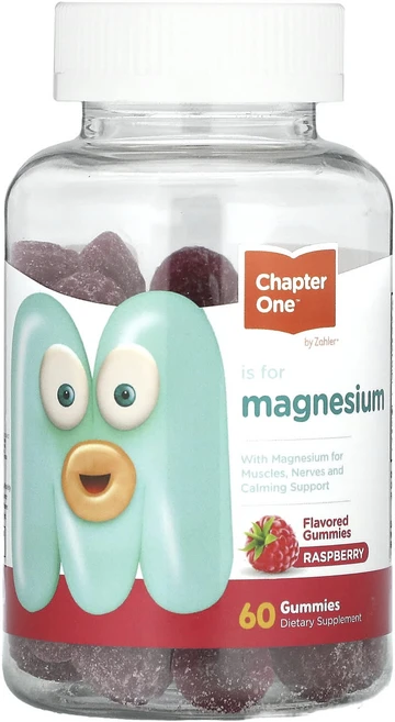 Chapter One 마그네슘 구미젤리 라즈베리 100mg 구미젤리 60개(구미젤리 1개당 50mg), ChapterOne마그네슘구미젤리라즈베리100mg구미젤, 1개, 60정 - 쿠팡