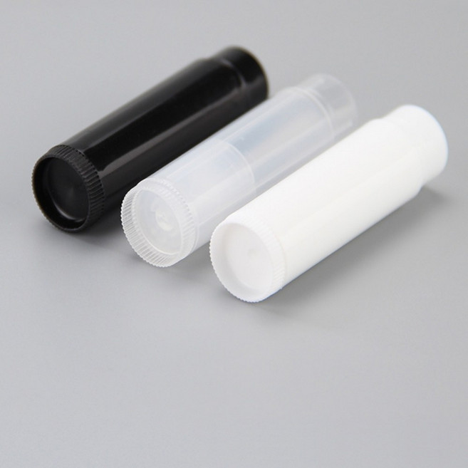 노리스 스틱형 립밤 용기 화장품 케이스 고체 연고 립스틱 공병 5ml, 블랙, 1개