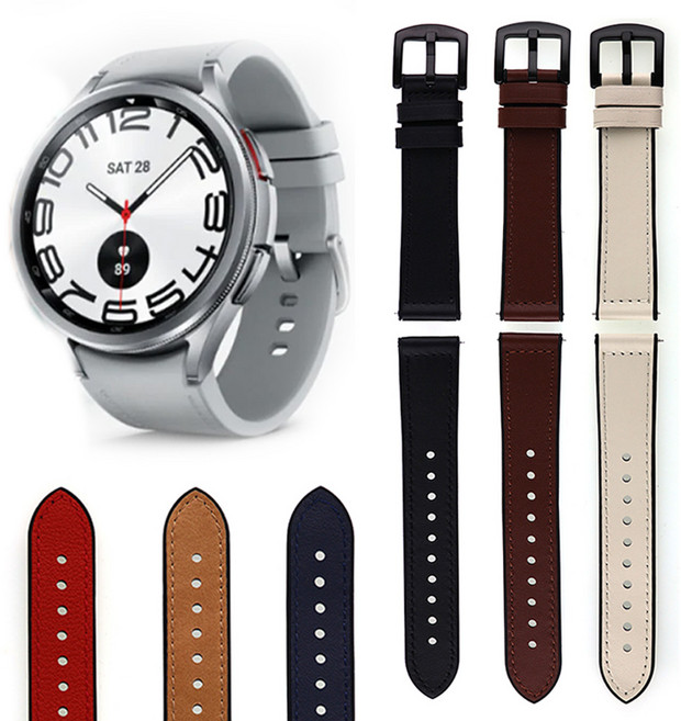 SMR960 갤럭시워치6 47mm 스트랩 슬림 TPU 시계줄 호환, 2. CHTPU20BU2 블루, 1개