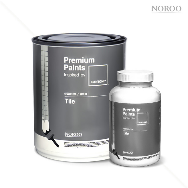 팬톤 욕실 타일 페인트 화장실 주방, 화이트, 750ml, 1개