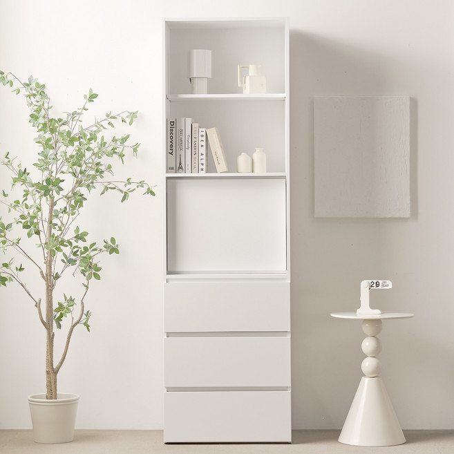 일송가구 레토 주방 수납장 미니 식탁 테이블, 레토 서랍형 책장 미니 테이블