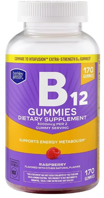 버클리젠슨 B12 3000mcg 구미, 1개, 170정 - 쿠팡