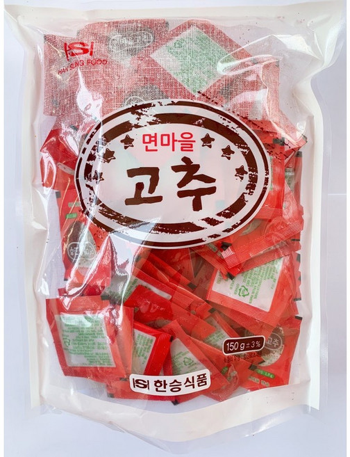 면마을 일회용 고추가루(1.5g)100개입, 150g, 20개