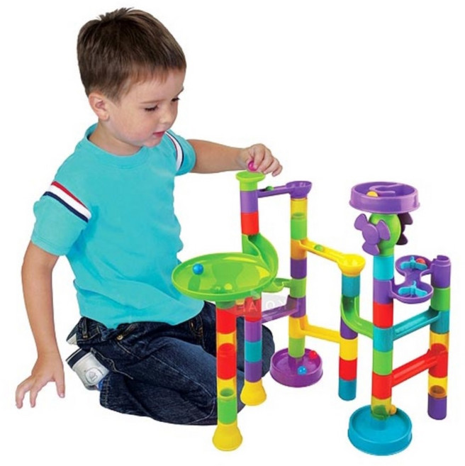 익스트림 마블런 120P 구슬굴리기 롤러코스터 구슬슬라이드 구슬트랙 레일 아동완구 조카생일선물 어린이집용품 어린이집교재교구 학습교구 21개월아기장난감, 1개