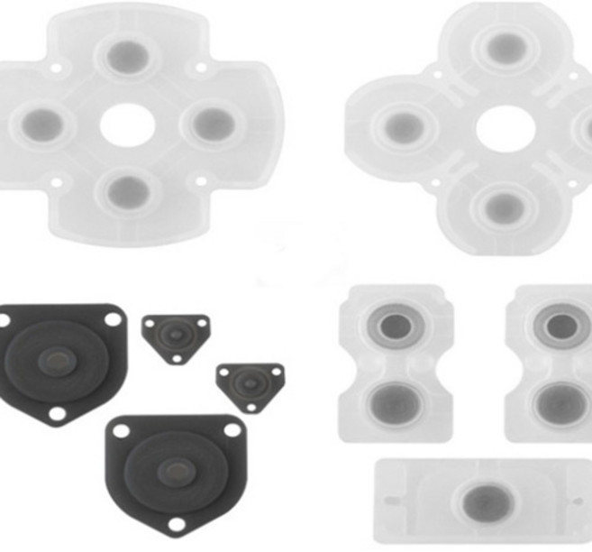 PS4 프로 슬림 듀얼쇼크4 패드수리부품 L2R2 R1L1 컨덕터등, 1개, PS4패드부품-구형 컨덕터셋트