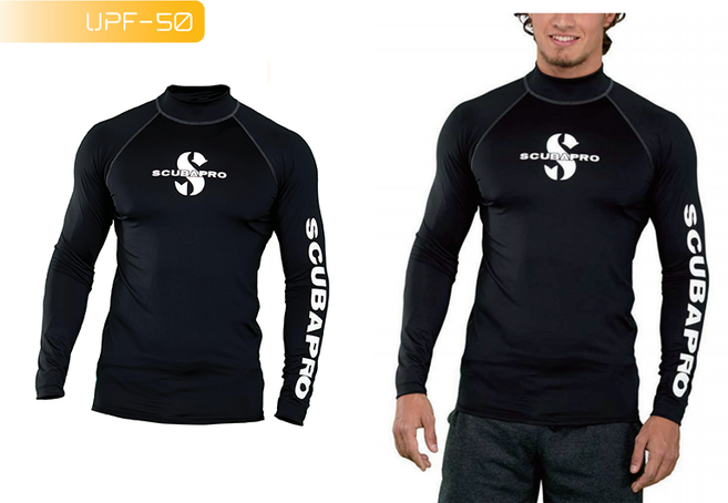 스쿠바프로 UPF50 롱 슬리브 래쉬가드 남성용