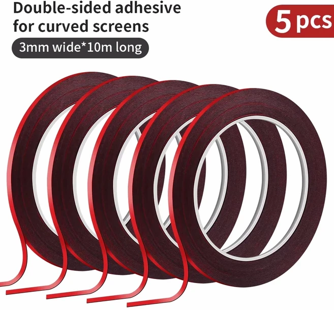 휴대폰 수리 양면 테이프 터치 스크린 LCD 패널 자체 접착 폼 스티커 10M 3mm, 03 5pcs 3mm   10M