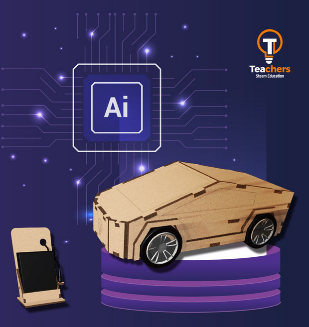 티처스 교과연계 과학키트 전기자동차 사이버트럭 만들기, 단품