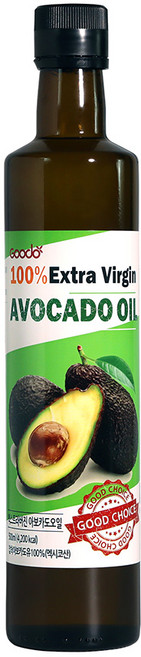 구도 멕시코산 HASS 압착 엑스트라버진 아보카도 오일, 1개, 500ml