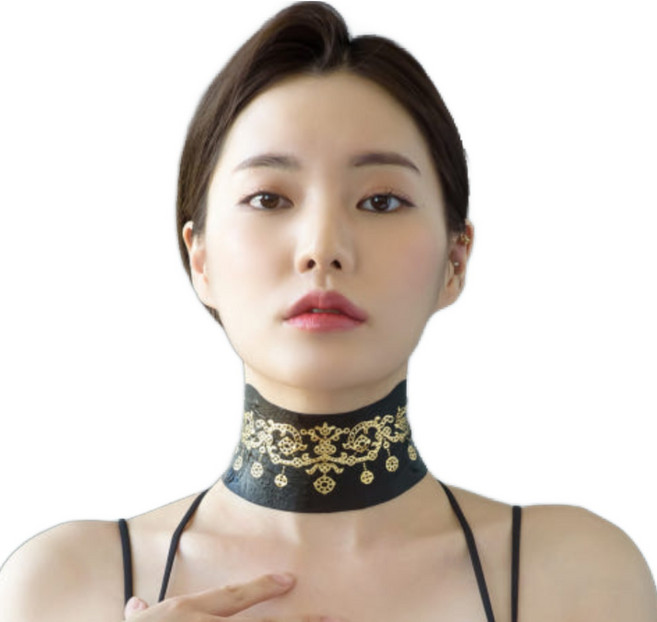 키스뮤즈 넥 리프팅 마스크, 10개입, 1개