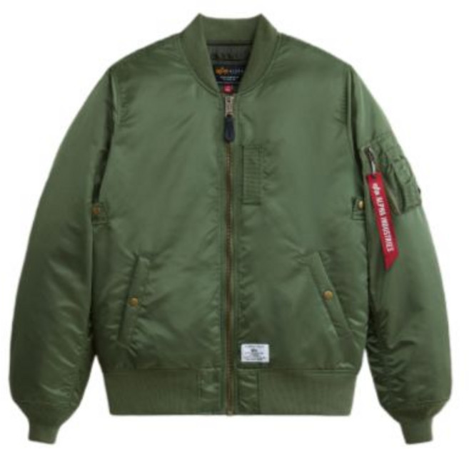 알파인더스트리 ALPHA INDUSTRIES MA-1 모드 플라이트 자켓 세이지 매장정품 193042