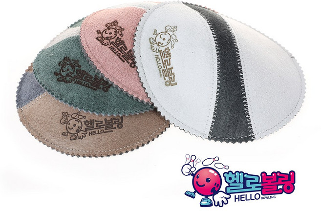 디스커버리 원형 가죽 볼타올 / 볼링 볼타월 / 그립력+기름제거 베스트상품 / 색상랜덤발송, 1개