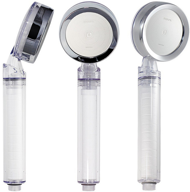 소퓨어 국산 필터 샤워기 샤워기헤드 샤워헤드 수압상승 녹물제거, PURE9 ACF, 1개