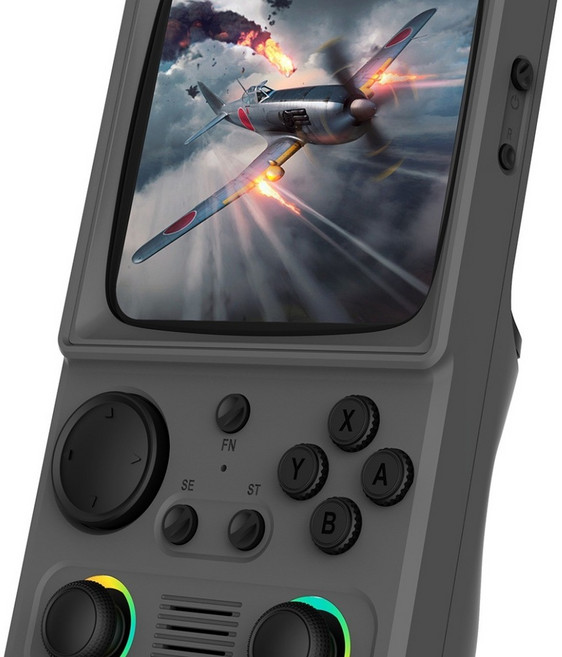 AISLPCR R36TMAX 掌上遊戲機 支援雙人聯機, 灰色128G