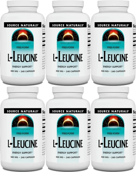 Source Naturals 소스내추럴스 엘 류신 500mg 캡슐, 240정, 6개 - 쿠팡