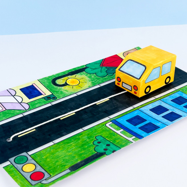 오늘놀이 움직이는 교통수단 만들기 3종 택1 DIY 키트 탈것 장난감 KC인증, 비행기, 1개, 비행기