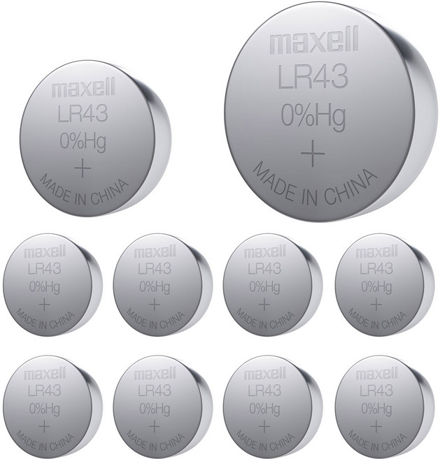 맥셀 소니 수은 전지 리튬 건전지 계산기 시계 체중계용, 1개, 10개입