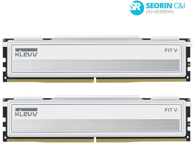 에센코어 클레브 DDR5-6000 CL30 FIT V WHITE 패키지 서린 (32GB(16Gx2))