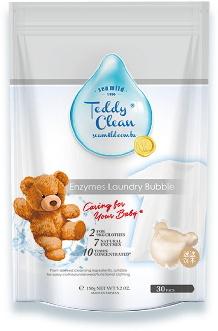 清淨海純淨泰迪植萃酵素洗衣膠囊 5g*30顆 共8款, 1個, 迷迭沉木