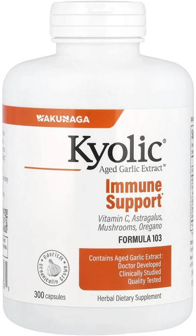 건강챙기세요 Kyolic Aged Garlic Extract™ 포뮬라 103 캡슐 300정 백살까지오래오래 - 쿠팡