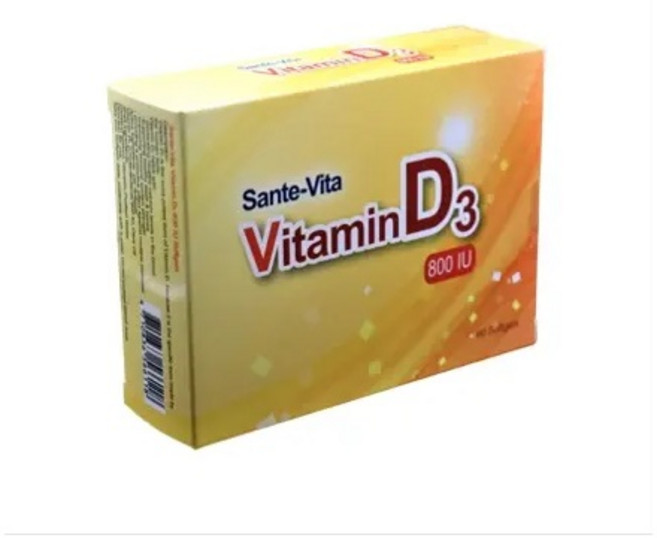 Sante-Vita 維生素D3 軟膠囊 800IU 60粒, 1個