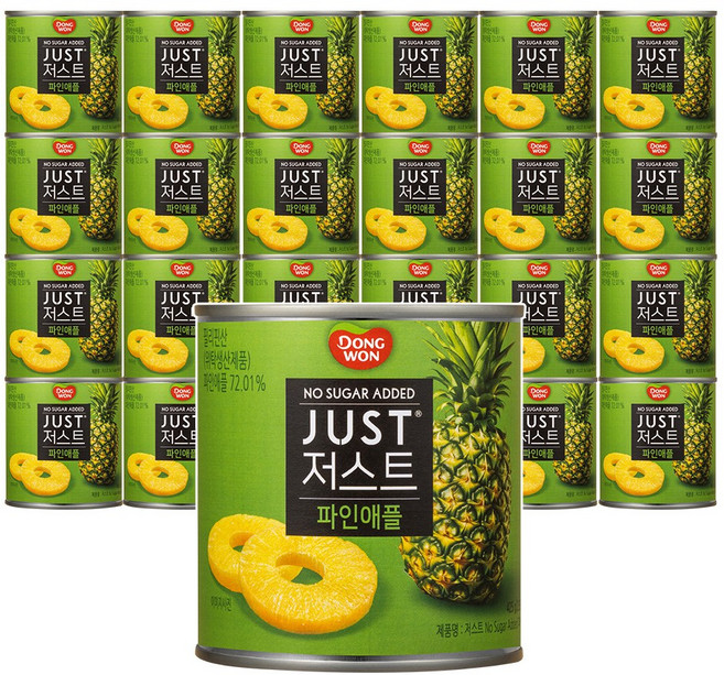 동원 저스트 파인애플 425g (24캔), 24개