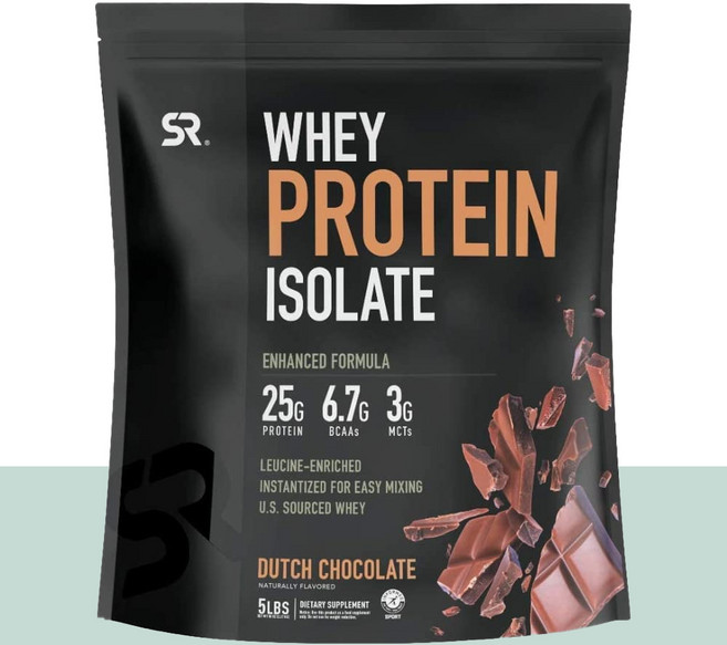 Sports Research 유청 단백질 보충 초코릿향(2.27 kg), 1개