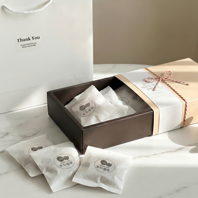 담미재 호두정과 어버이날 선물 결혼 승진 퇴사 개업 답례품, 10개, 20g