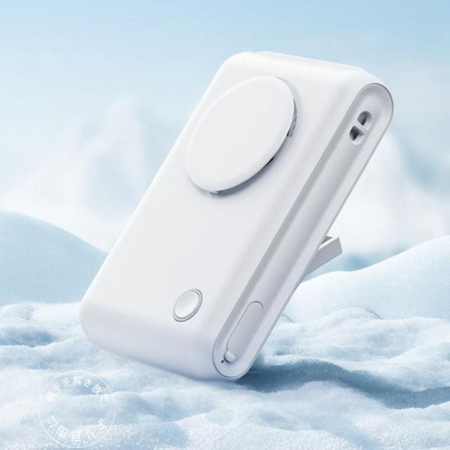 휴대용 허리 벨트 선풍기 몸풍기 목에거는 넥풍기 미, 그레이, 그레이