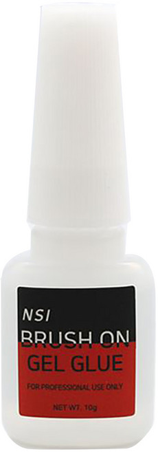 NSI 브러쉬온젤글루 10g 네일 파츠 스톤 접착, 1개