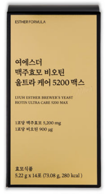 여에스더 맥주효모 비오틴 울트라 케어 18박스, 14회분, 9개