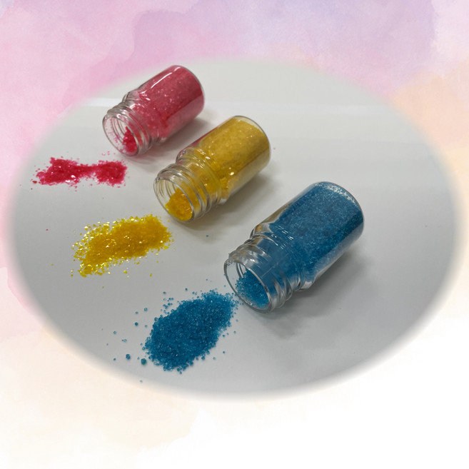 식용글리터 5색 -각 10g, 노랑