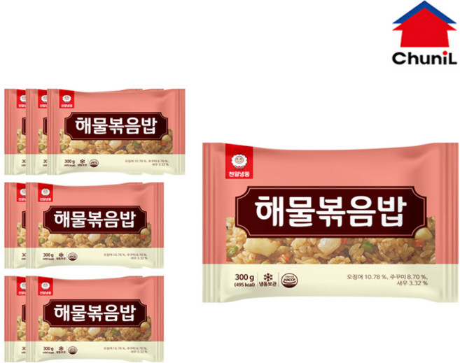 [자연맘스토리] 천일 해물 볶음밥 300g x 8개