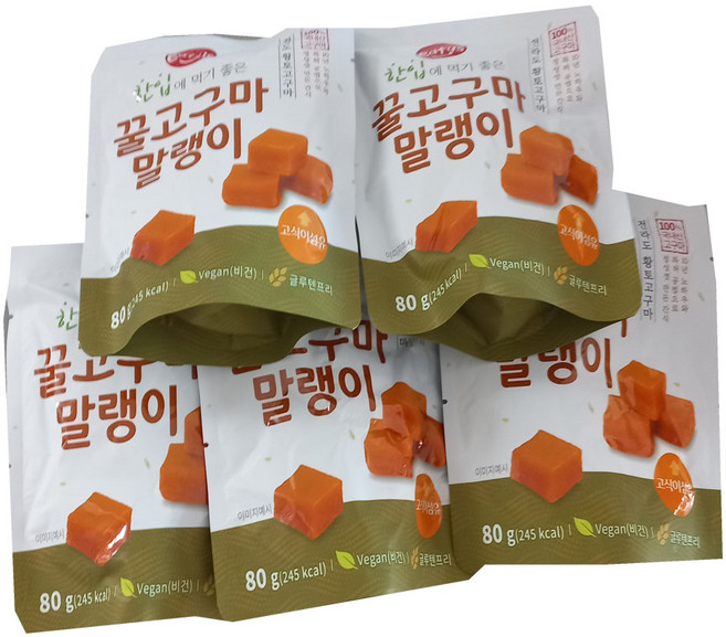 코스트코 한입에 먹기좋은 꿀고구마 말랭이, 5개, 80g
