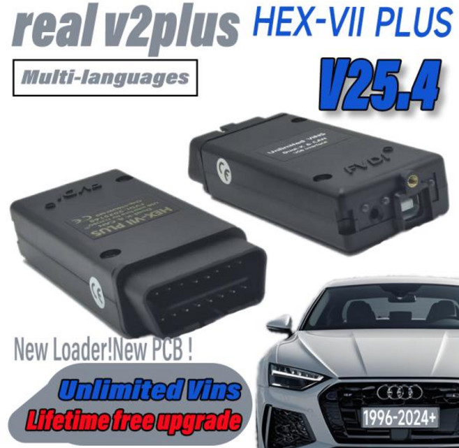최신 HEX Real V2 플러스 자동 스캔 com 진단 도구 VAG 코딩 COM STM32F429 V25.4 For AUDI Skoda VCDS-plu, 01 CHINA, 08 French