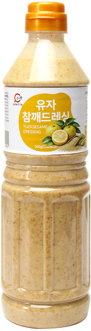 소니또 유자참깨드레싱 900g 12개입 1박스, 900ml