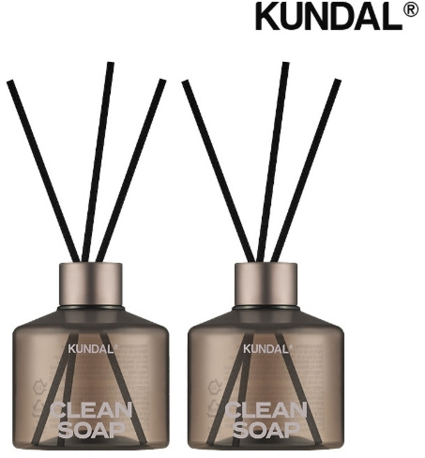 쿤달 퍼퓸 디퓨저 클린솝 200ml x2개, 2개
