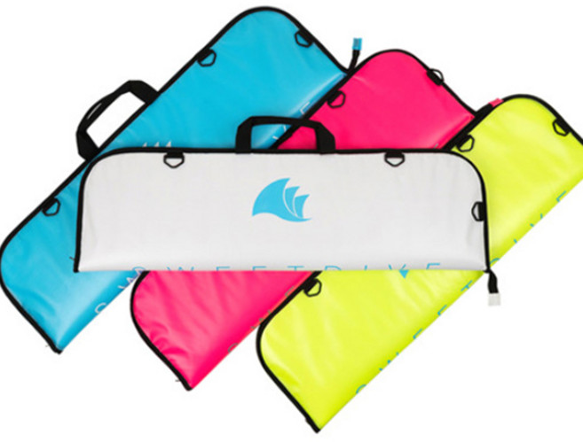 스윗스윔 프리다이빙 타포린 하드폼 롱핀가방 오리발 가방 오리발 보관 리더핀, 옐로우